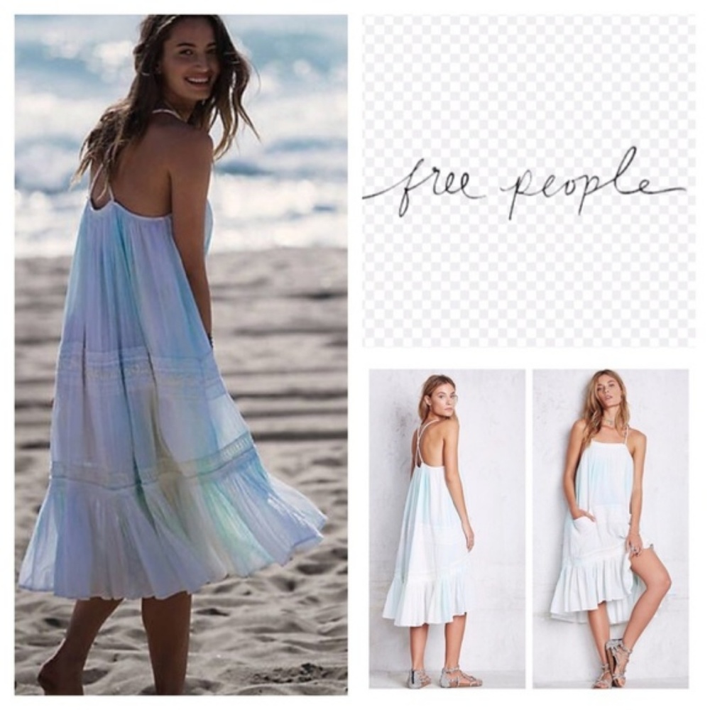 Free people oversized strapped dress